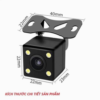 Camera Lùi 4 mắt cảnh báo cho xe