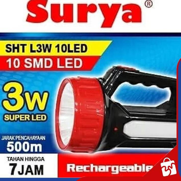 Bán chạy.... Đèn pin năng lượng mặt trời 2 trong 1 SHT L3W 10LED ✳