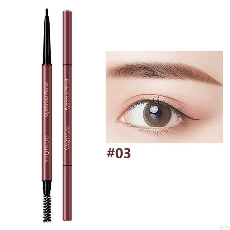 [Hàng mới về] Bút Kẻ Mày Dạng Ngòi Xoay Kháng Nước Và Chống Mồ Hôi Với Đầu Cọ Chải Tiện Dụng | BigBuy360 - bigbuy360.vn