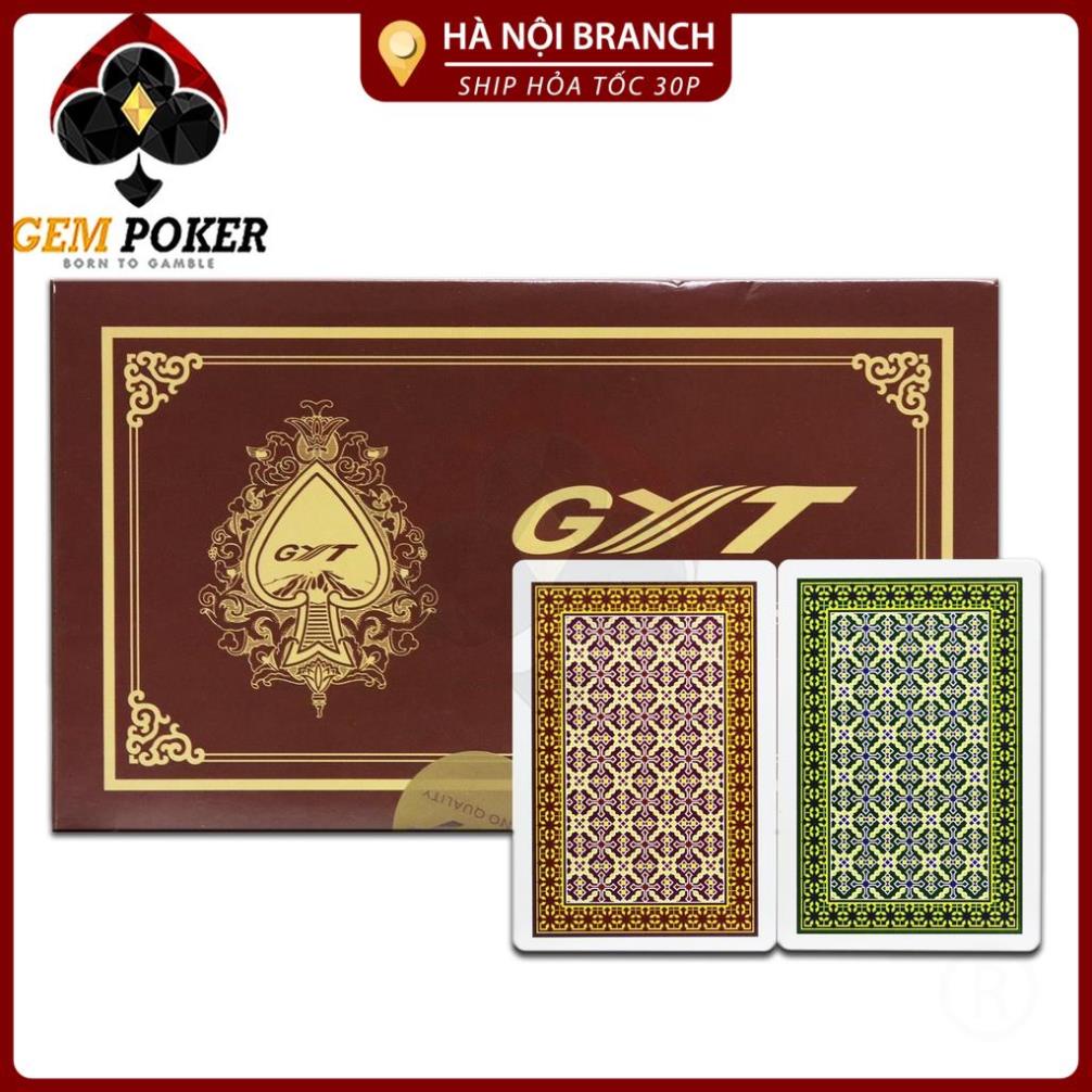 HOT DEAL! HỘP 6 BỘ BÀI TÂY NHỰA GYT N902