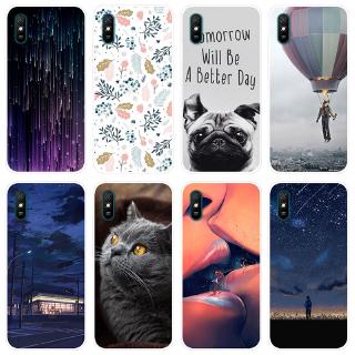 Ốp điện thoại TPU silicon mềm in họa tiết hoạt hình dành cho Xiaomi Redmi 9A