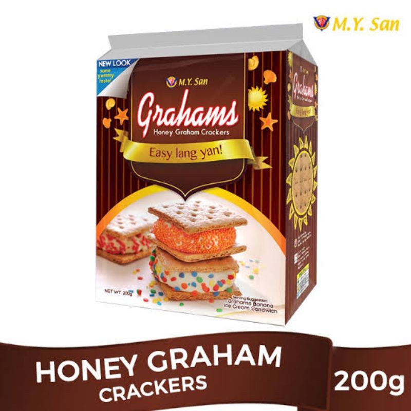 Bánh quy hiệu M.Y. San Honey Graham Crackers 200g
