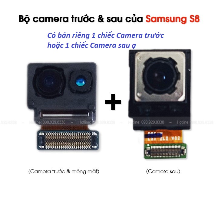 Camera Trước Samsung S8 - Camera sau Samsung S8 - Cam zin bóc máy của điện thoại Samsung Galaxy S8