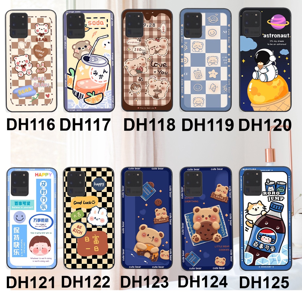 Ốp lưng Samsung S20 / S20 PLUS / S20 ULTRA in hình 3D GẤU cute be@r, soda, happy day cực hot ,thời thượng