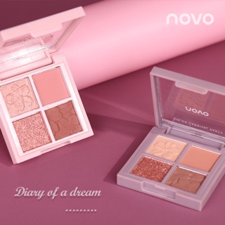 Phấn mắt 4 ô Novo Cherry Blossom Eye Shadow