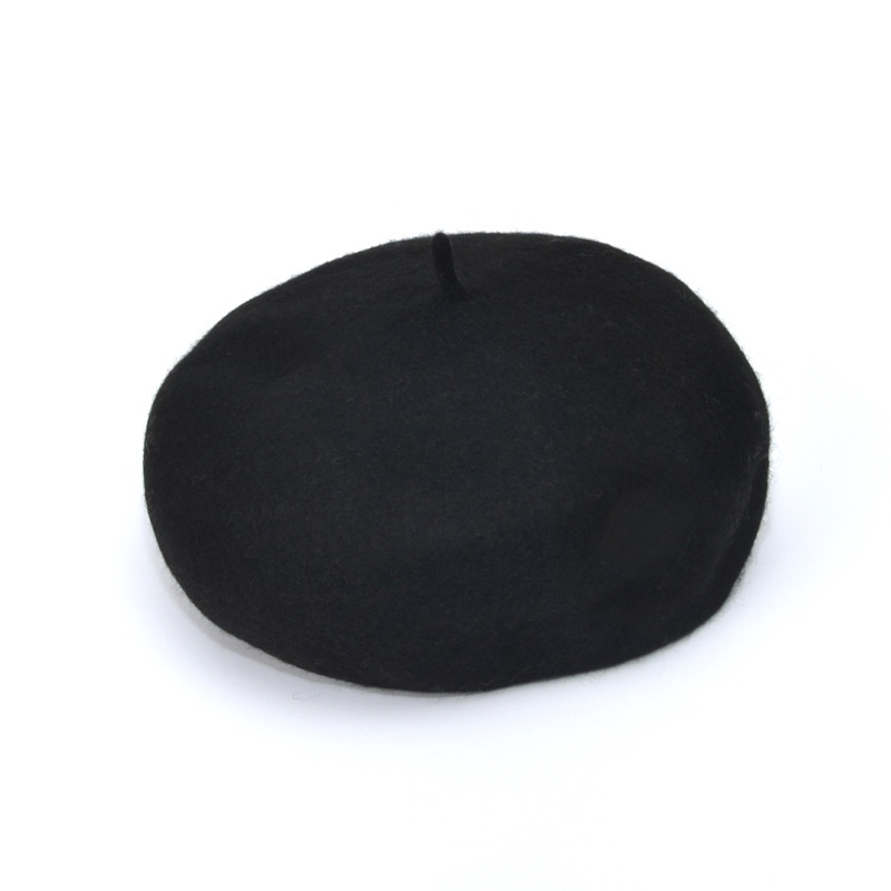Mũ beret công chúa chất liệu cashmere thời trang thu đông cổ điển dành cho người lớn và trẻ em