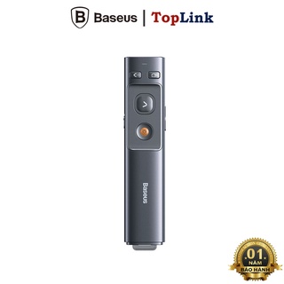 Mua Bút Trình Chiếu Laser Điều Khiển Từ Xa Cho Máy Chiếu Baseus Orange Dot Wireless Presenter 2.4ghz Với USB Bluetooth