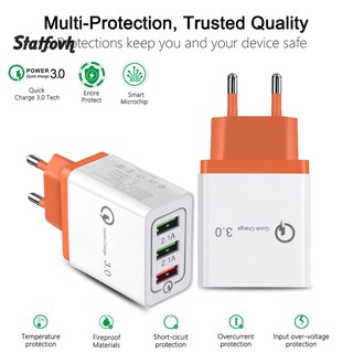 Cốc sạc nhanh qc 3.0 3 cổng usb