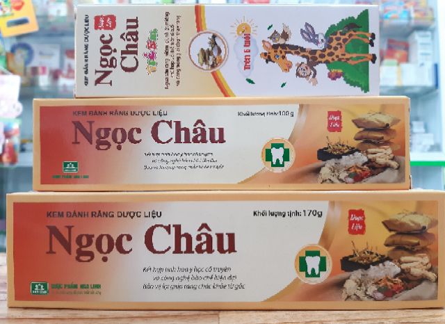 ✅  (CHÍNH HÃNG ) Kem đánh răng Dược liệu NGỌC CHÂU