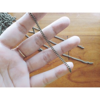 Dây xích bạc, đồng. Khoen móc dây chuyền