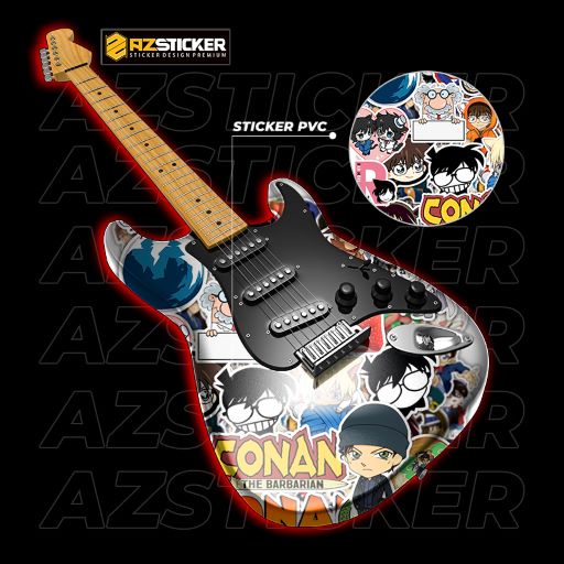 Set Sticker Thám Tử Conan Dán Vali , Nón Bảo Hiểm , Laptop , Điện Thoại , Máy Tính Chống Thấm Nước Chống Bay Màu