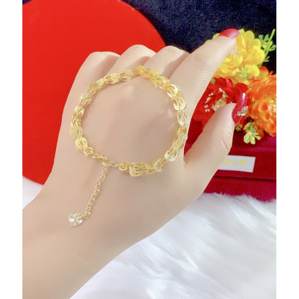 Lắc tay phụng xòe mạ 18k cao cấp P308C