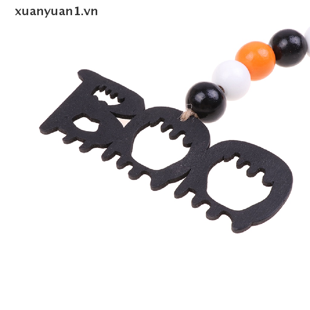 Chuỗi Hạt Gỗ Trang Trí Halloween Độc Đáo