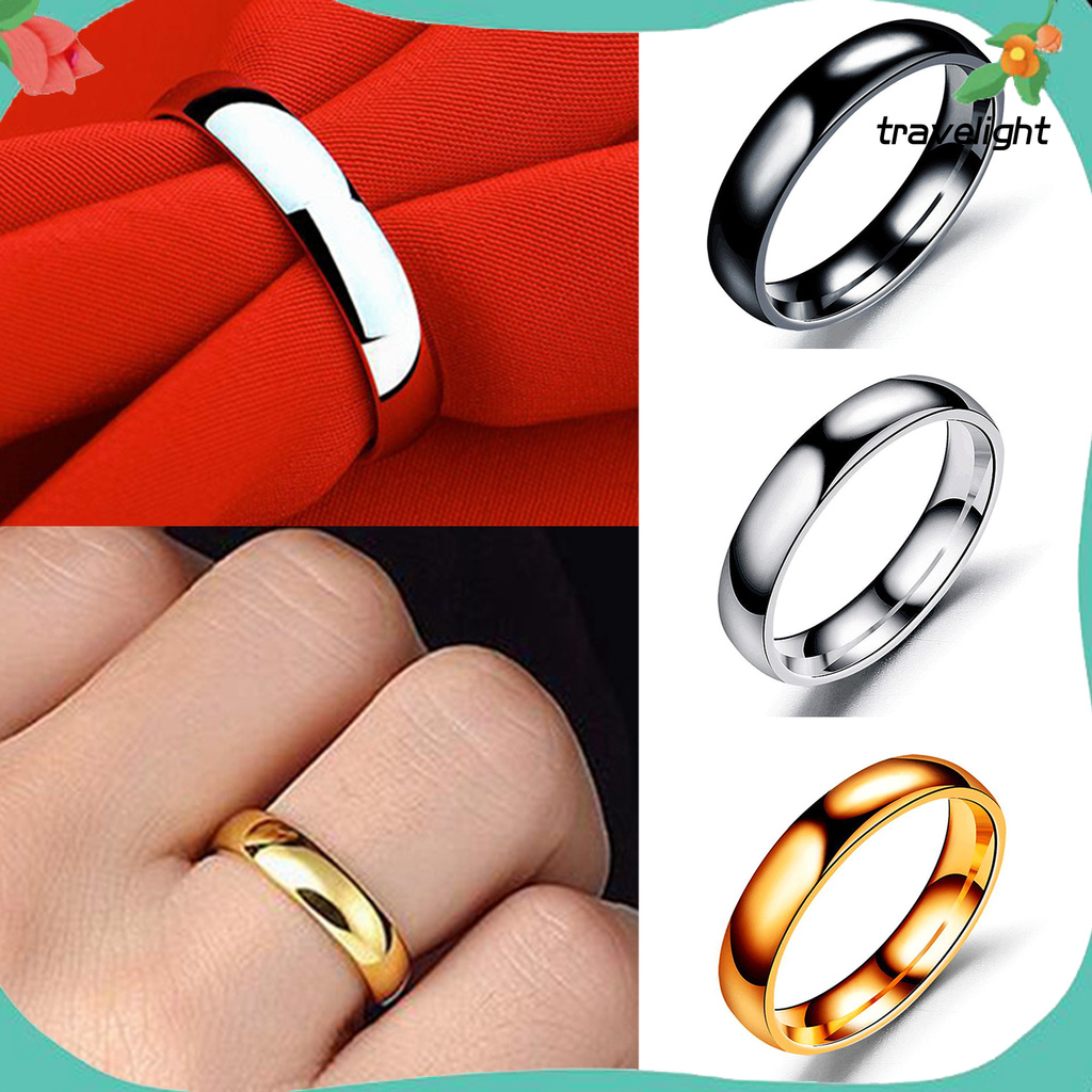 Nhẫn Đính Hôn Mỏng Kiểu Dáng Đơn Giản Lãng Mạn