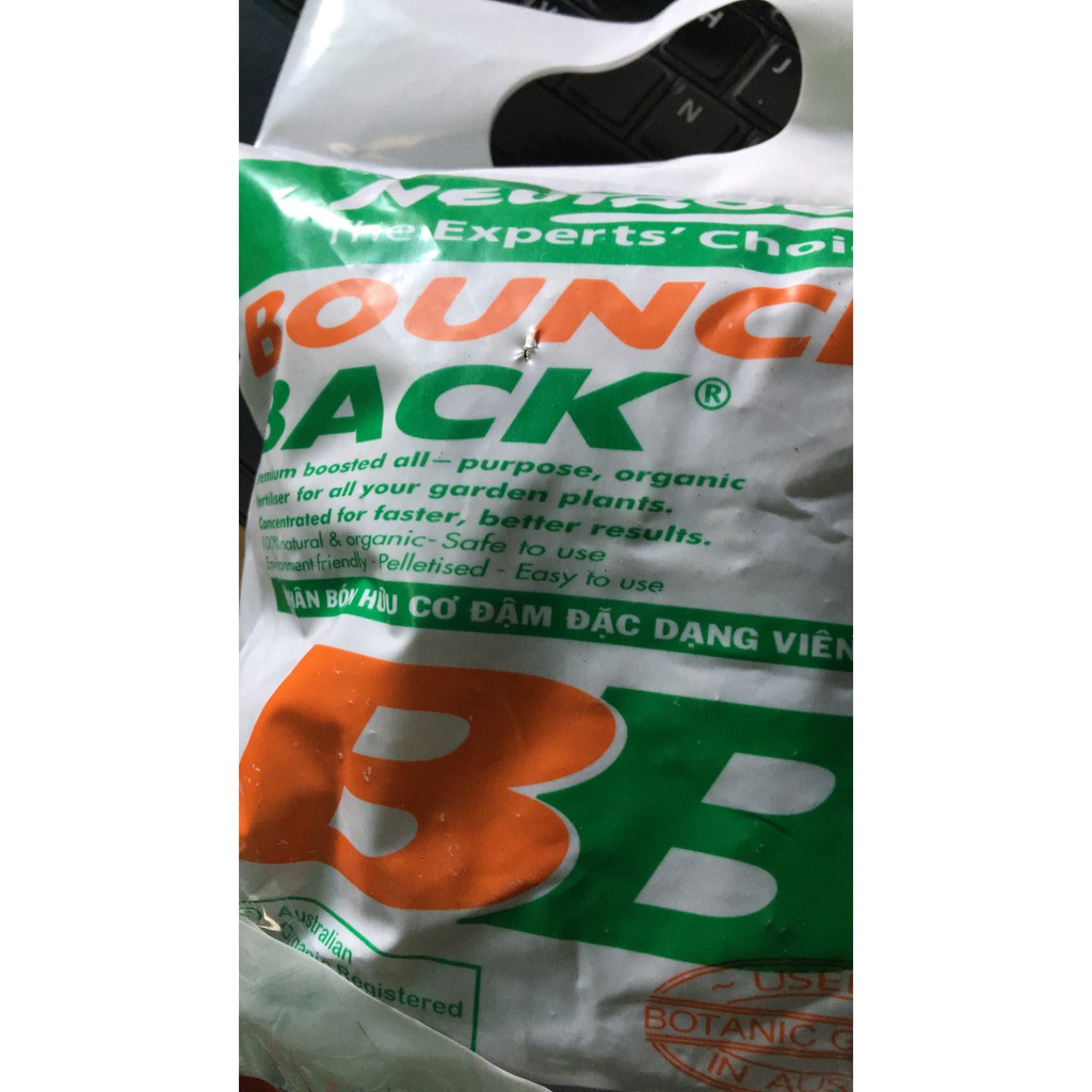 Phân hữu cơ tan chậm BB Bounce Back dạng viên nén túi 5kg