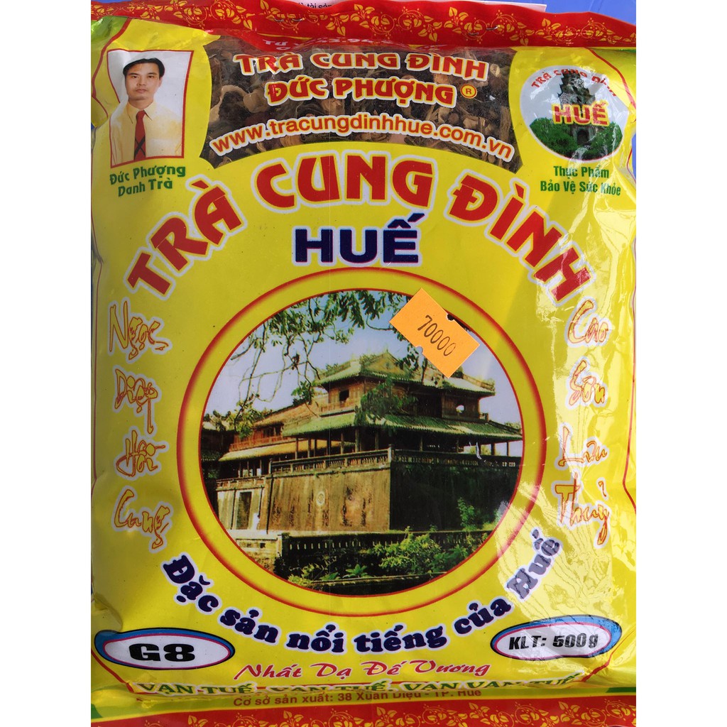 Trà Cung Đình Huế Đức Phượng G8 500gr - Trà Thảo Mộc