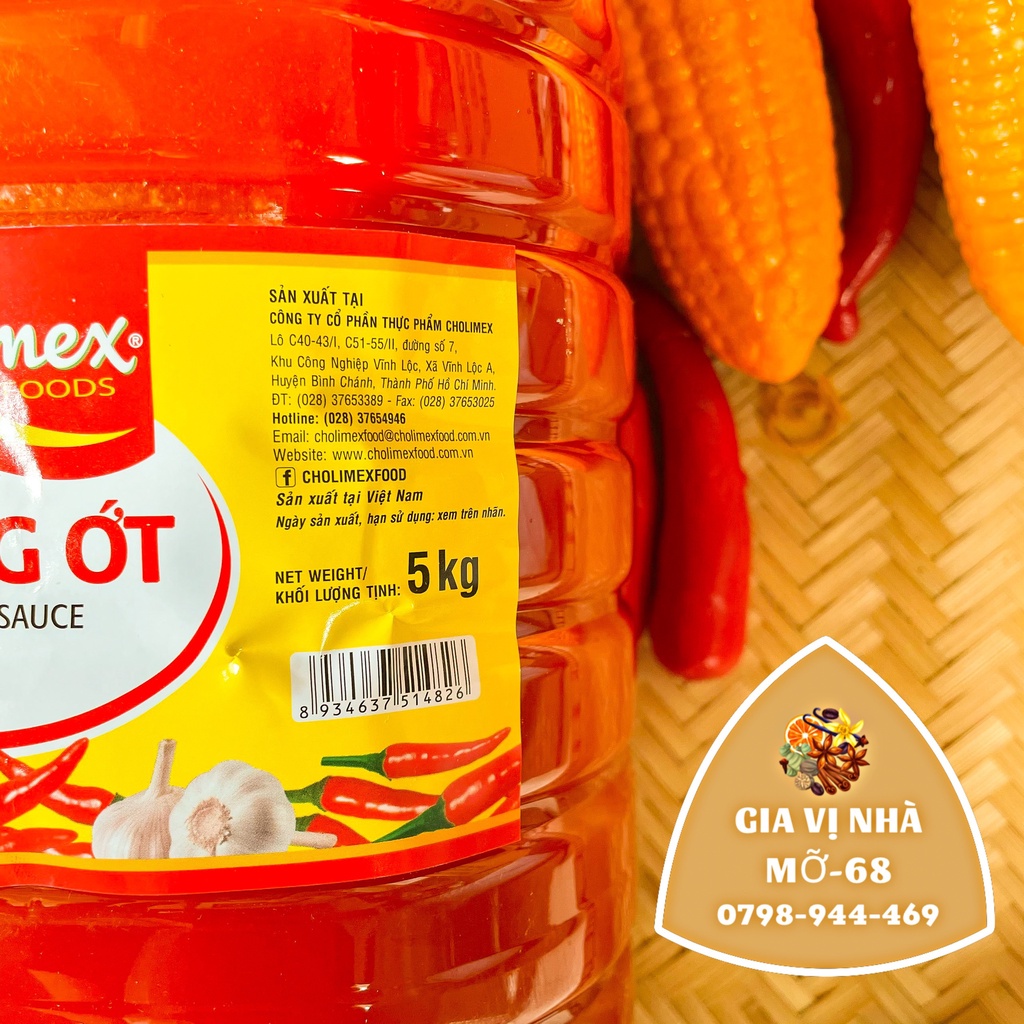 Tương ớt Cholimex - trọng lượng 5kg