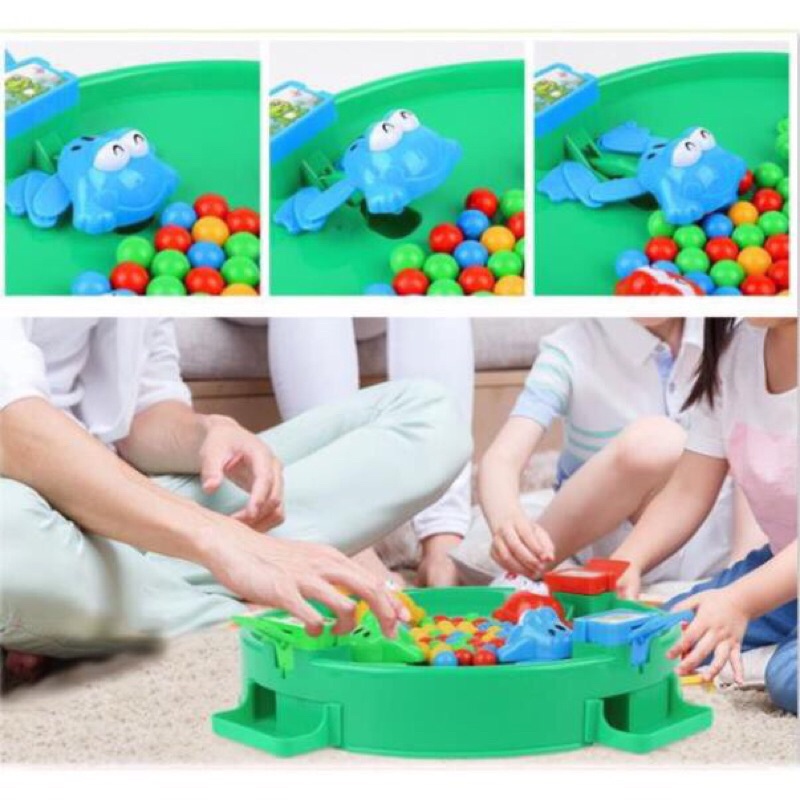 Hộp trò chơi ếch ăn tranh mồi cho bé  Hộp ếch ăn trứng  Đồ Chơi Trẻ Em Giải Trí Ếch Ăn Trứng 4 Người Chơi Bộ đ