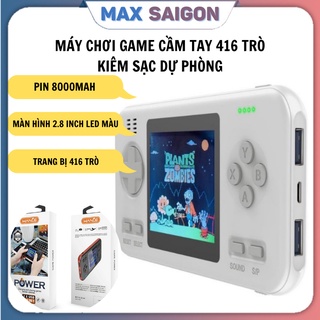Máy chơi game cầm tay 416 trò kiêm sạc dự phòng pin 8000mAh