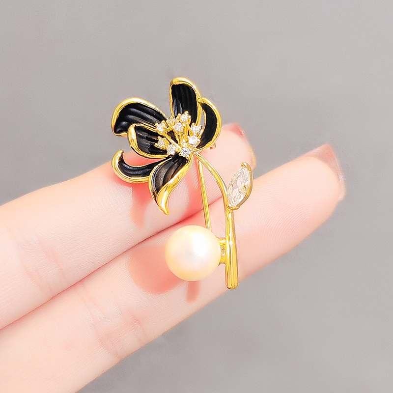 [Jiudolan] Ghim Cài Áo Khoác / Đầm / Mũ Hình Hoa Chống Chói Thời Trang Dễ Phối Đồ