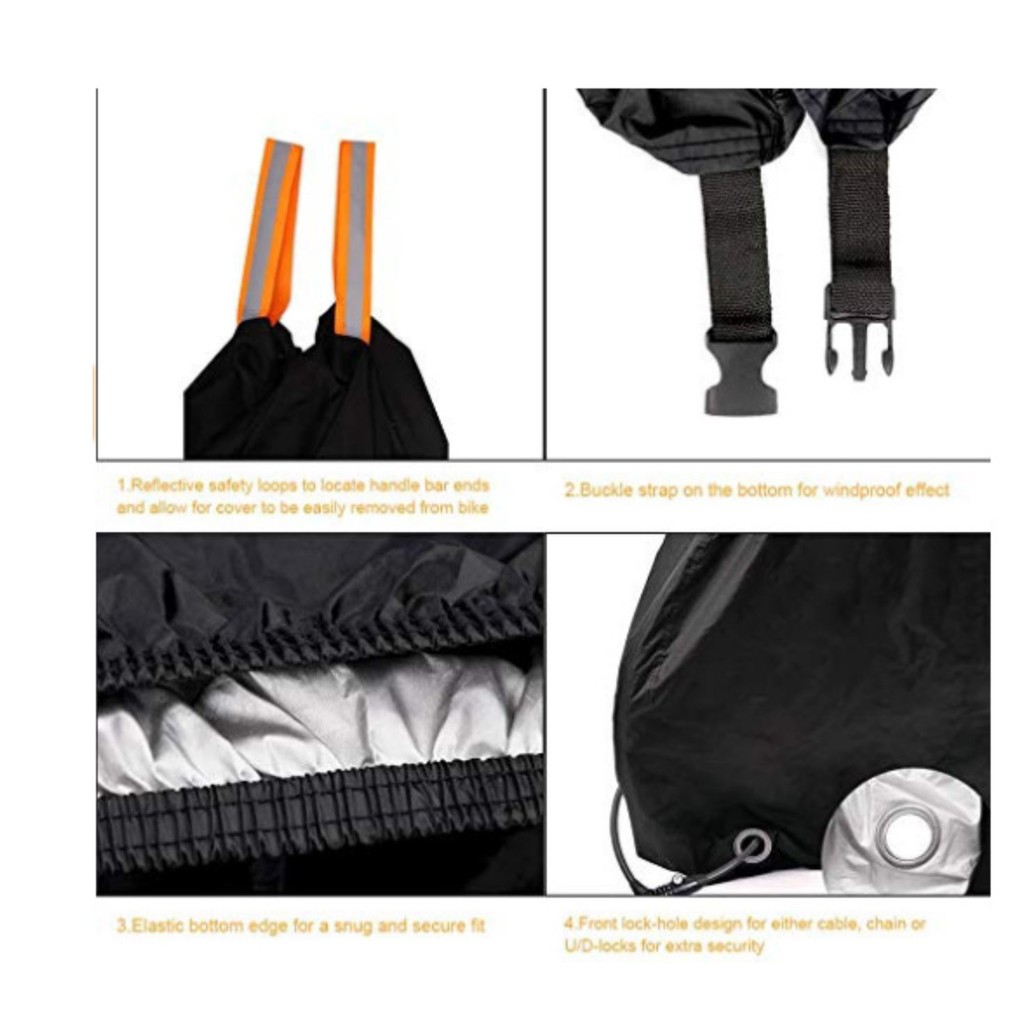 Áo Trùm Xe Đạp / Xe Máy / Motor T028