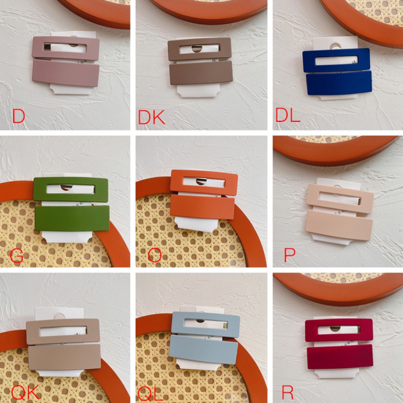 Set 2 kẹp tóc nhựa dễ thương cho bé gái