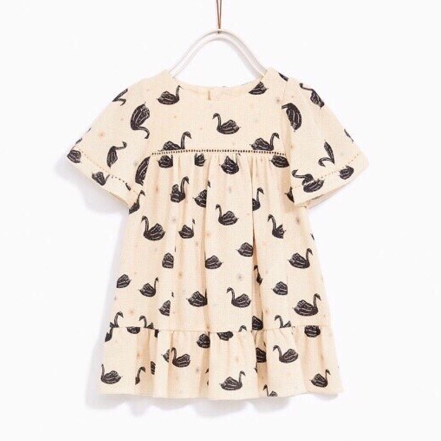(Còn sz 6/9m) Váy Zara thiên nga