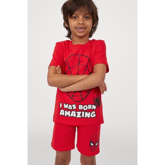 Bộ cotton hm 2-10 tuổi cho bé trai