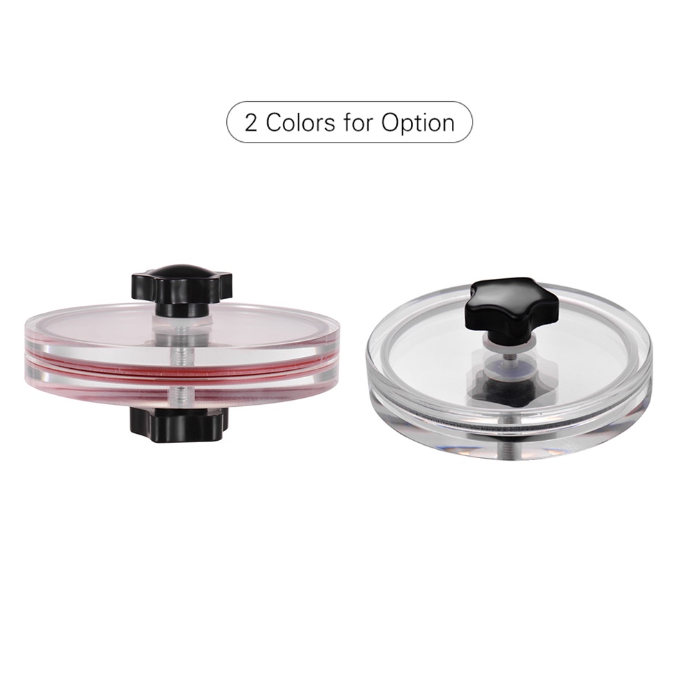 (Giá Thấp Nhất) Kẹp Vệ Sinh Đĩa Than Vinyl LP Chống Thấm Nước Bằng Acrylic Kèm Túi Vải Lau Chùi