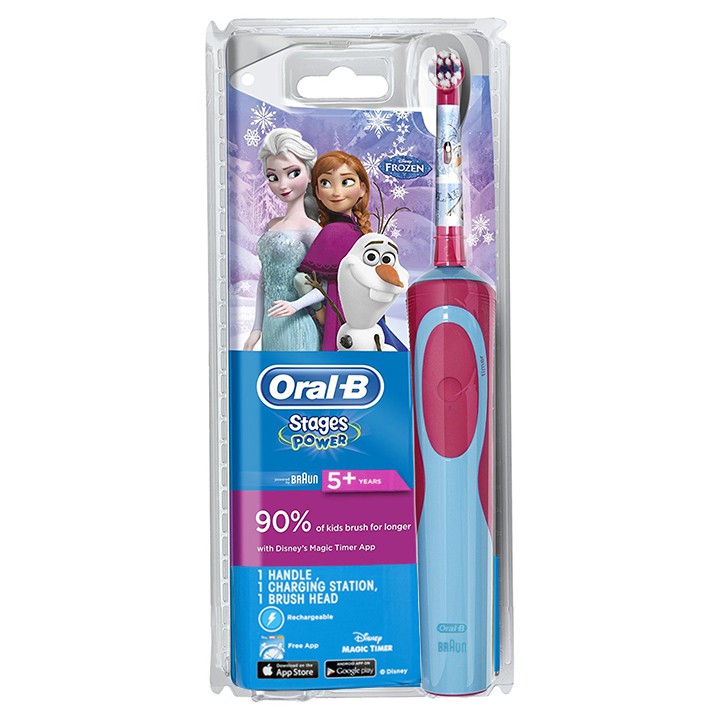 Bàn chải đánh răng điện Oral-B Frozen Kids