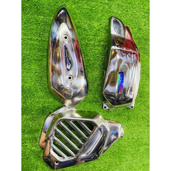 Ốp inox Sh mode cũ bô e, bát bô, quạt gió
