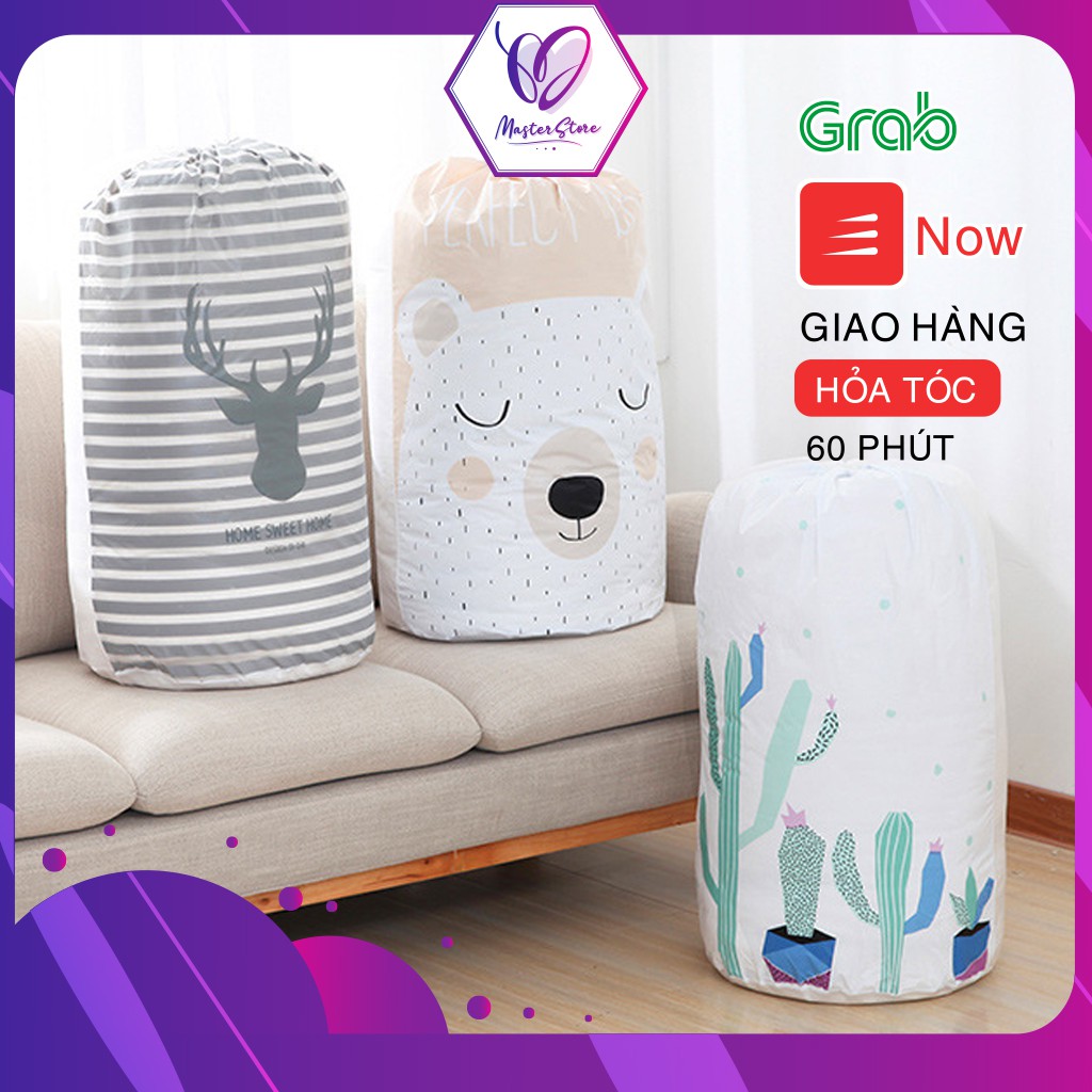 Túi đựng quần áo chăn màn chống thấm có dây rút Master Store