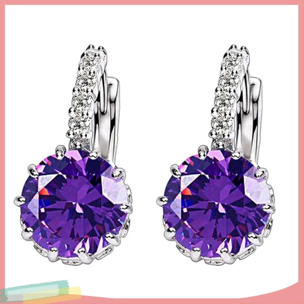 Đôi Khuyên Tai ĐíNh Zirconia LấP LáNh ThờI Trang Cho Nữ