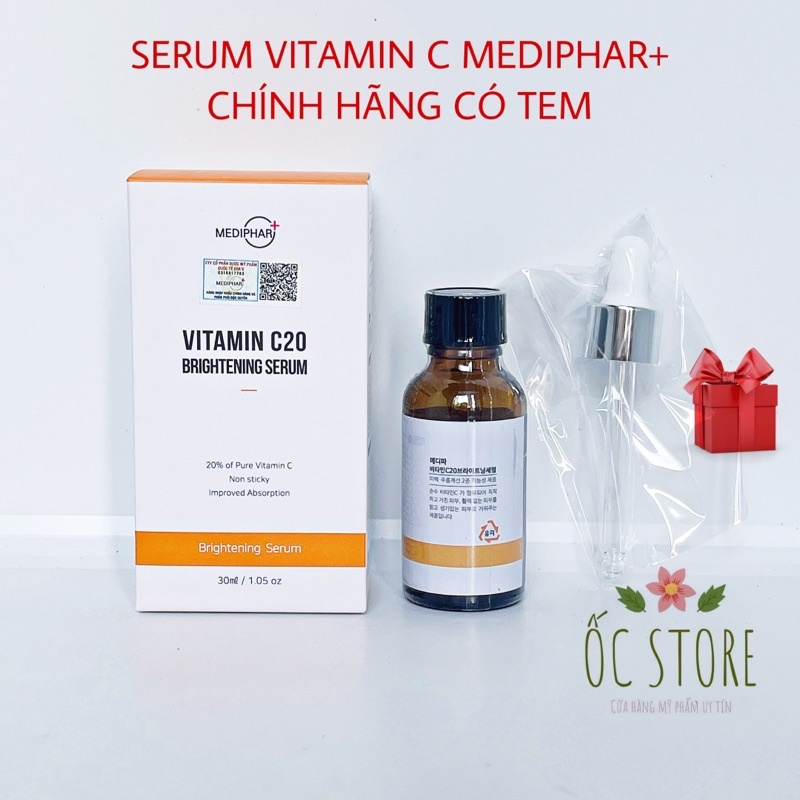 Serum Vitamin C Mediphar Dưỡng Trắng Da Giảm Thâm 30ml