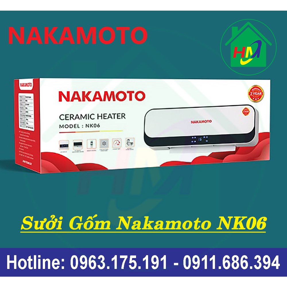 Máy Sưởi Gốm Nhật Bản Nakamoto NK06