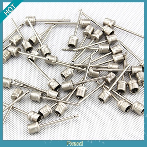 Set 10 Kim Bơm Bóng Rổ / Bóng Đá Bằng Thép Không Gỉ