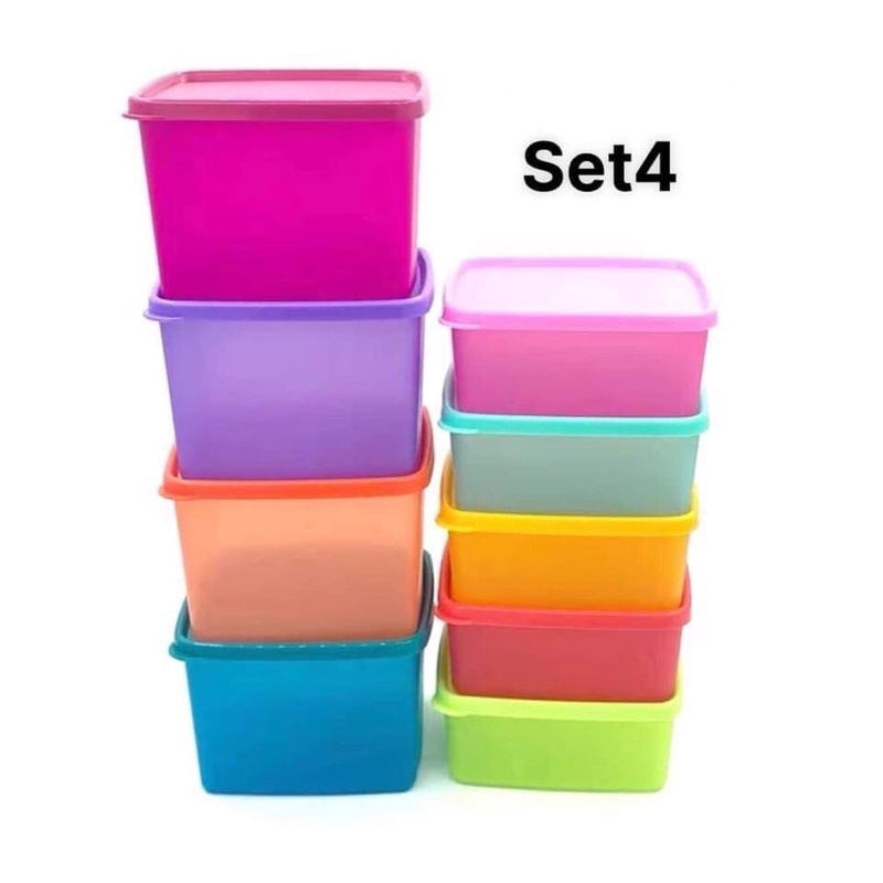 sét 9 hộp Tup ngăn mát