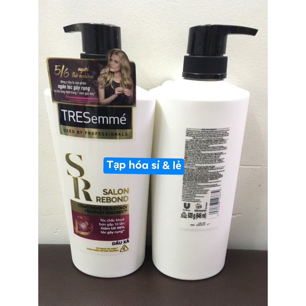 Dầu Xả TRESemme đỏ, xanh, đen 620g