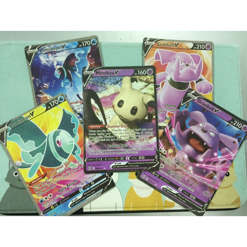 01 thẻ bài Pokemon Brilliant Stars V