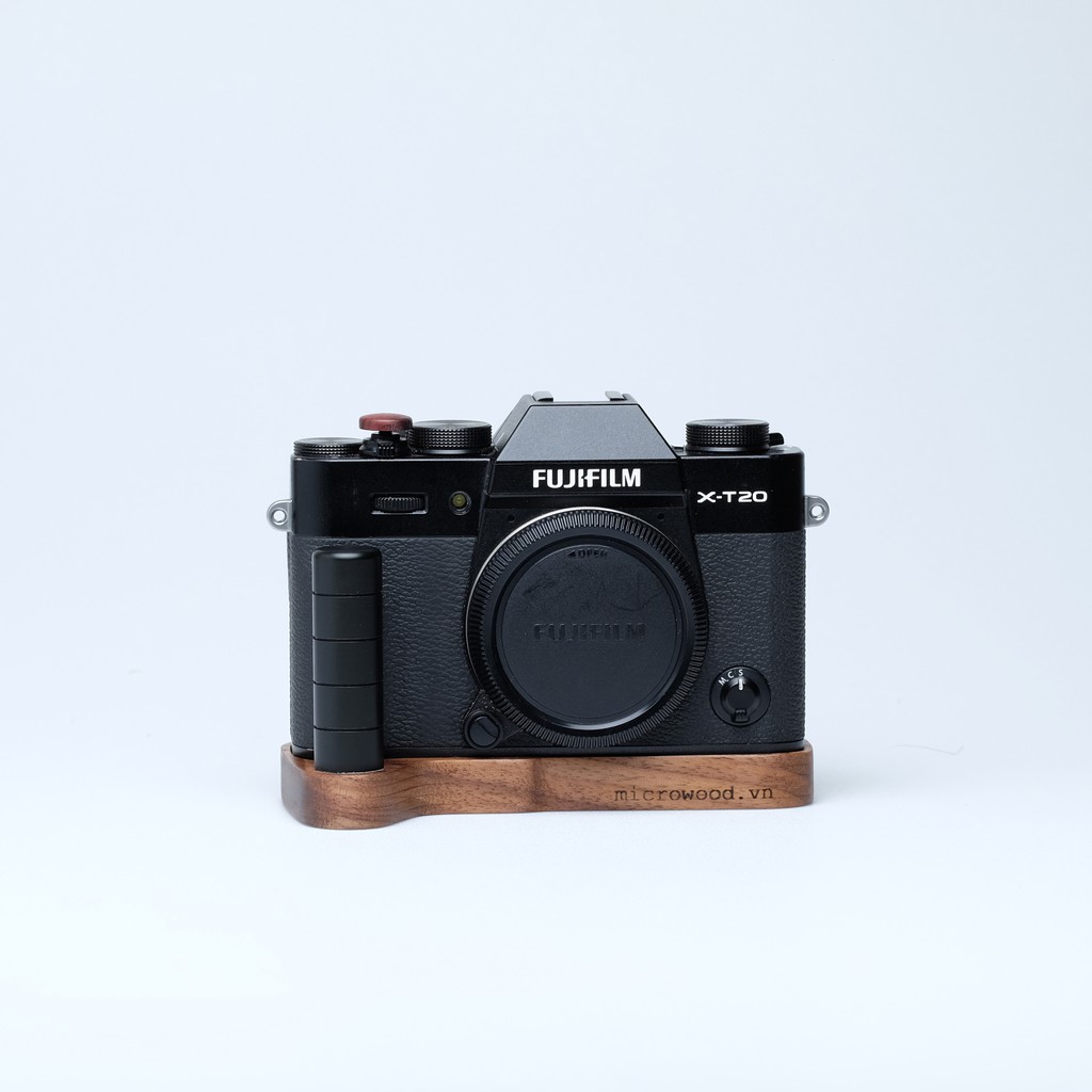 GRIP GỖ MICROWOOD CHO MÁY ẢNH FUJI X-T20 (BASE)