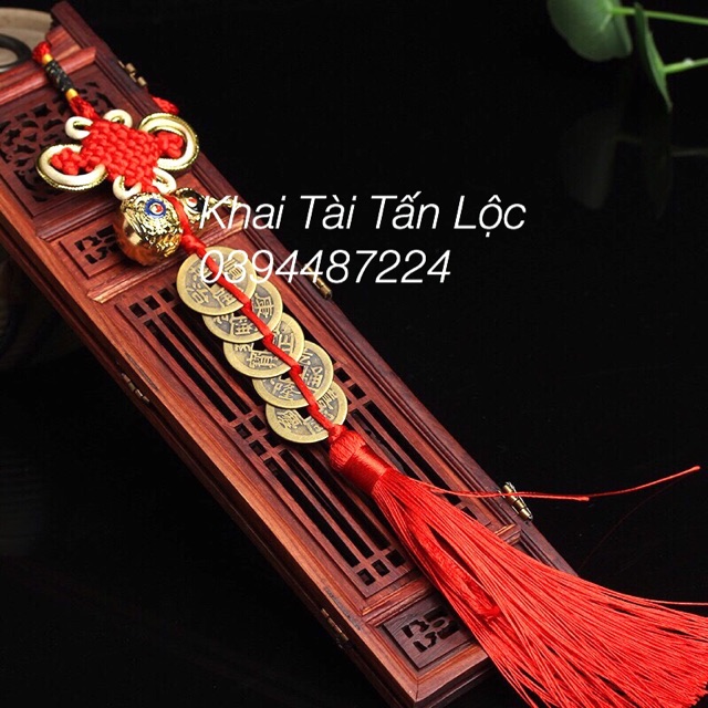 Dây ngũ đế hồ lô bát quái chiêu tài hoá sát phong thủy