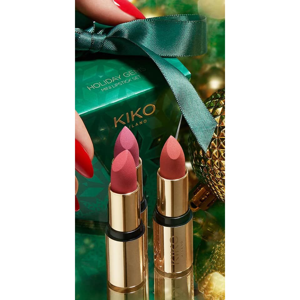 Set son mini Powder Power Lipstick mới ra - Phiên bản Noen của KIKO 2020