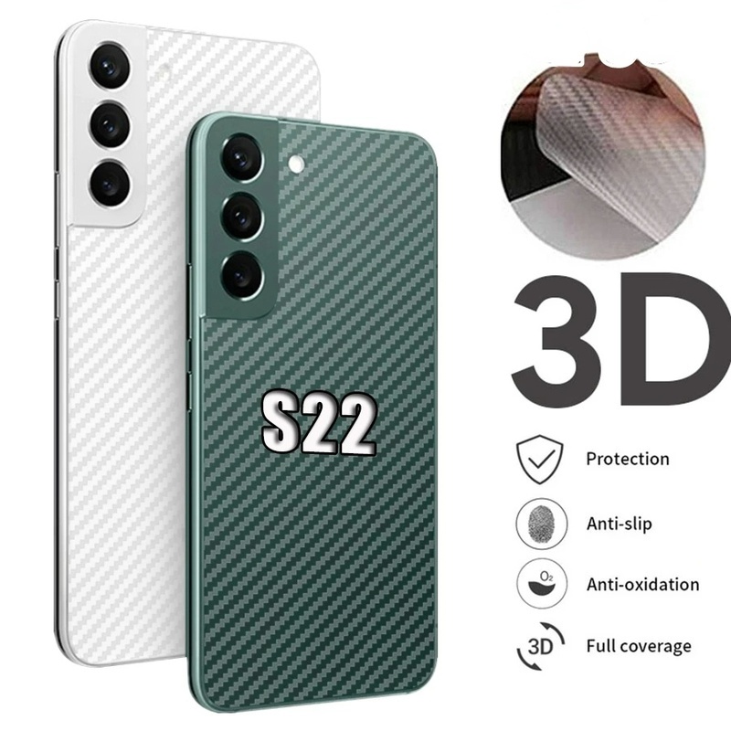 Miếng Dán Lưng Sợi Carbon Cho Samsung S22 Ultra Plus/S22