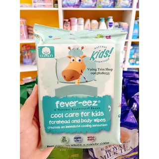 Khăn Lau Hạ Sốt Fever-eez Cool Care Kids - Israel
