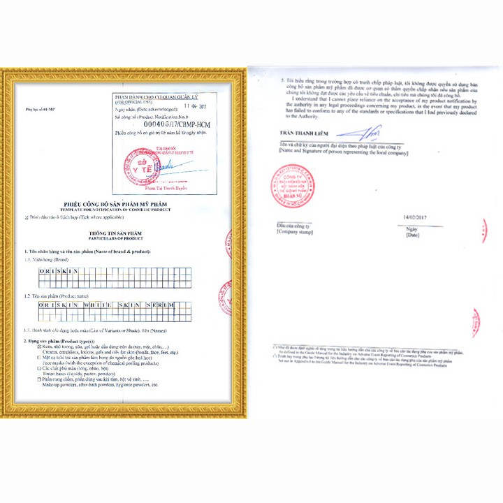 Serum Dưỡng Ẩm Cho Da Khô Oriskin White Skin Serum, Dưỡng Trắng Da Mờ Thâm Nám 10ml | BigBuy360 - bigbuy360.vn