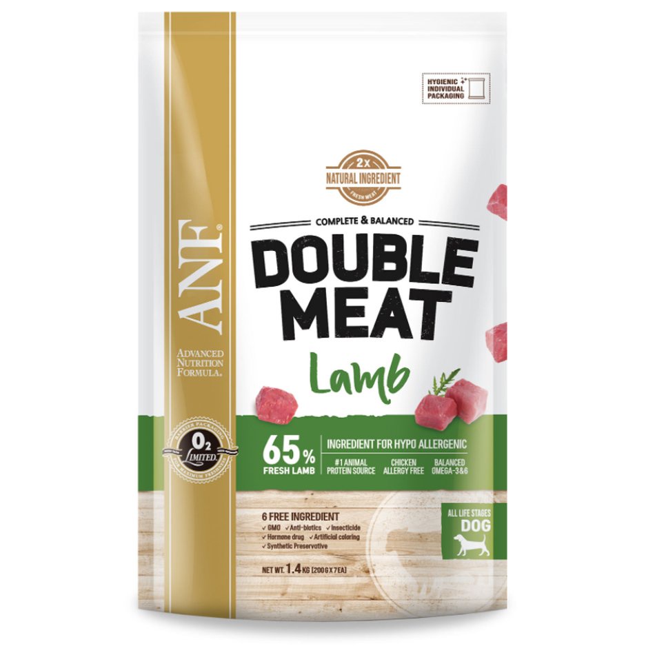 1.4kg Thức ăn gấp đôi thịt cho chó ANF Double meat