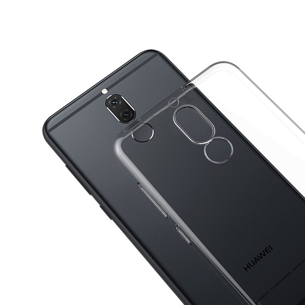 Ốp lưng dẻo silicon Ultra Thin dành cho Huawei Nova 2i / Huawei Honor 9i chỉ mỏng 0.6 mm có gờ bảo vệ Camera