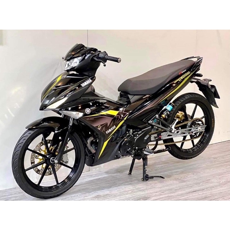 Tem ex150 Mxking vàng đen (xe đen)