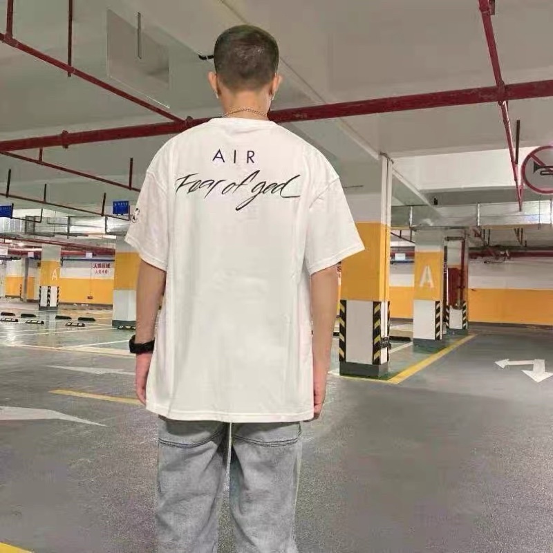 Áo thun tay lỡ cho bé và gia đình  Fear of god Air ,áo phông nam nữ unisex, Samyy_vn