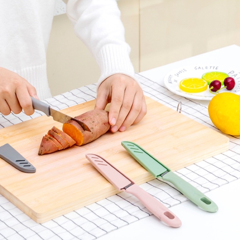 Dao Gọt Trái Cây Sắc Bén Có Nắp Đậy Tiện Lợi